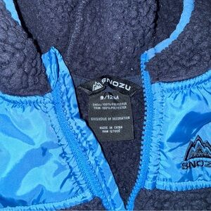 Snozu Bright Blue Baby Fleece-Lined Jacket